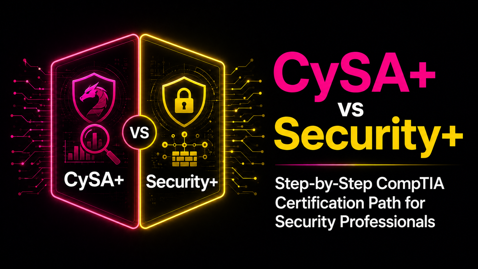 CySA+ vs Security+: Step-by-Step CompTIA Certification Path for Security Professionals