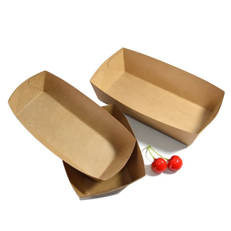 Cardboard taco boxes